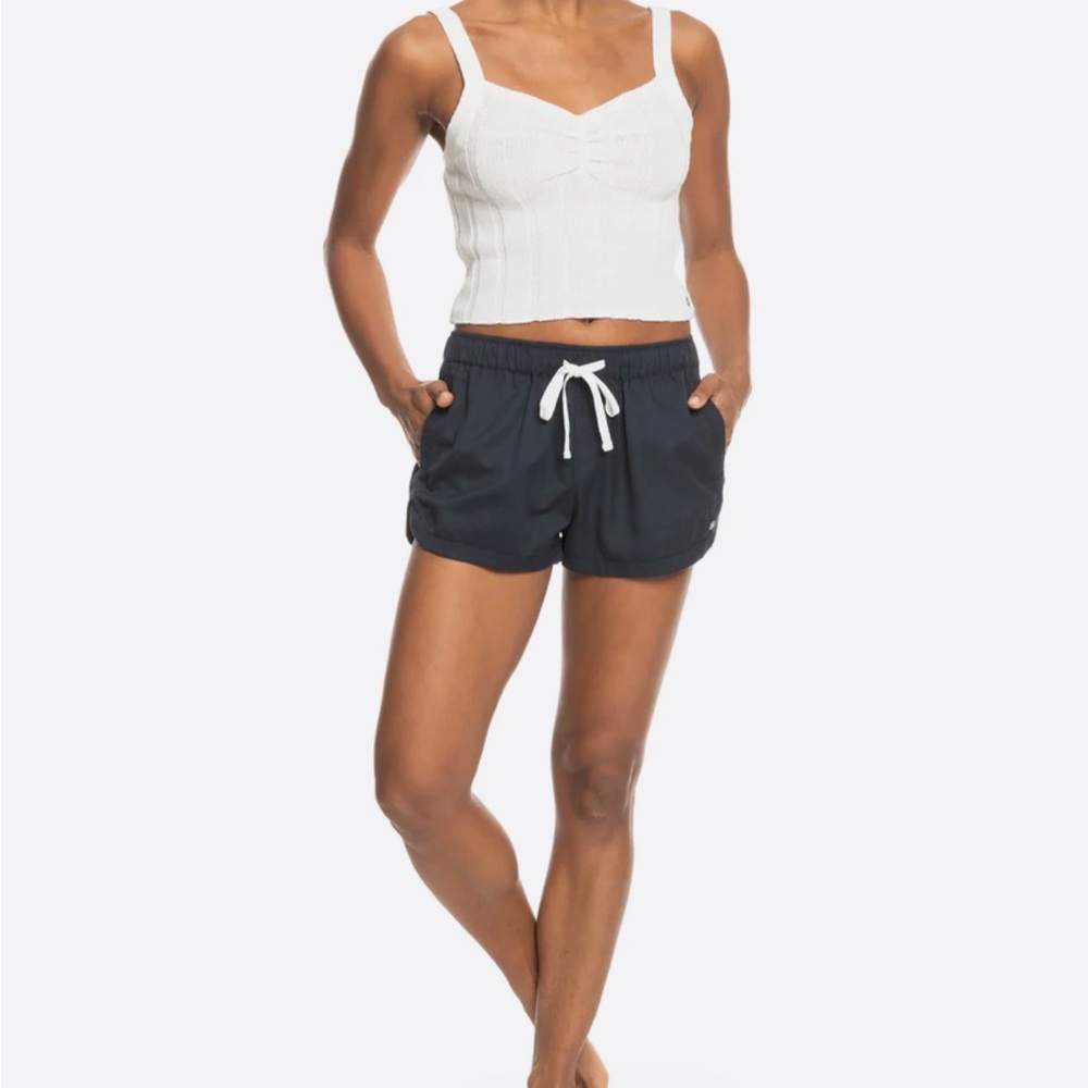 ROXY-IMPOSSIBLE LOVE ELASTIC WAIST SHORTS